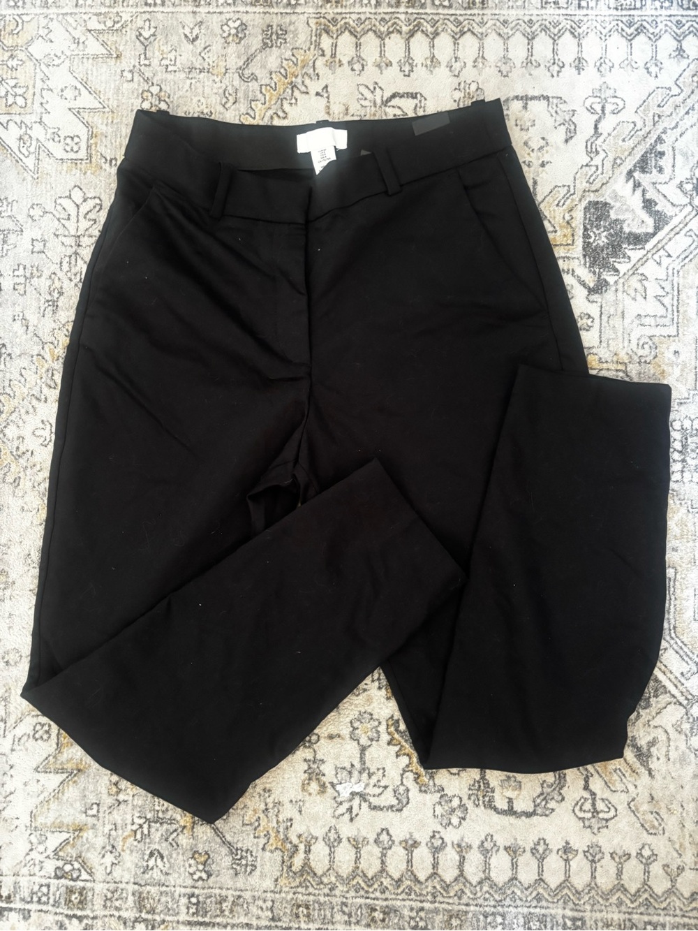 H&M Black Slim Fit Dress Pants